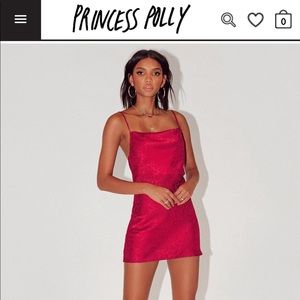 Princess Polly Red Casey Mini Dress